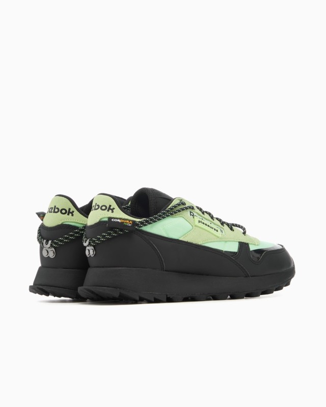 Pleasures x Reebok Classic Leather Trail "Neon Mint" | H06244