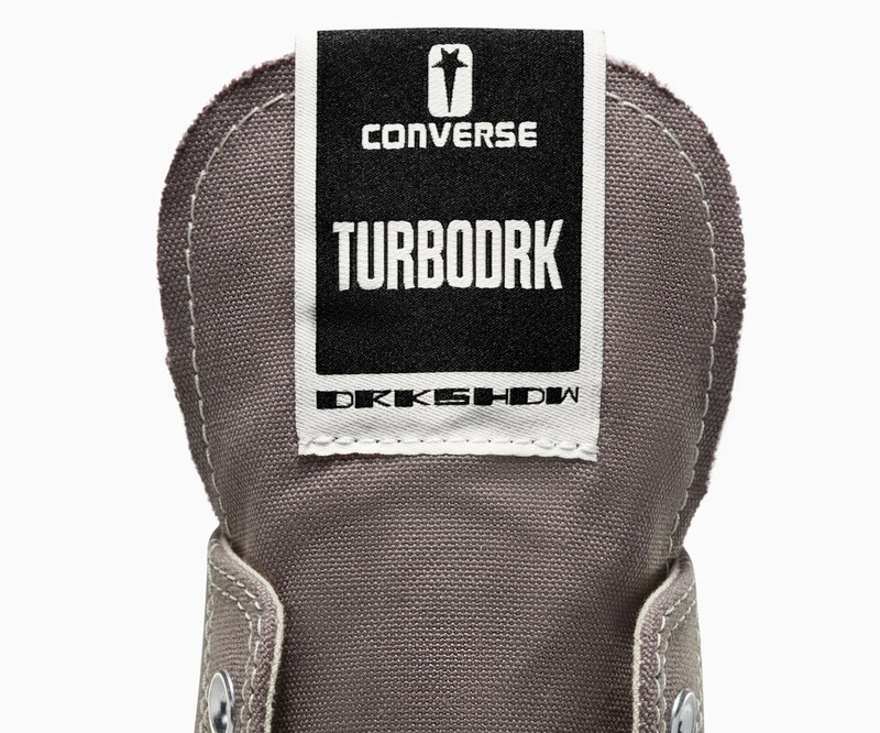 Rick Owens x Converse TURBODRK Chuck 70 Laceless "Iron" | A03938C