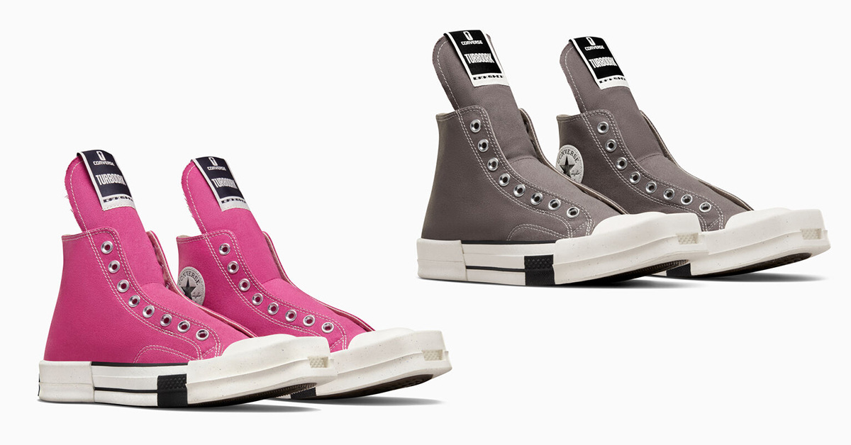 Rick Owens released zwei weitere Converse TURBODRK Chuck 70