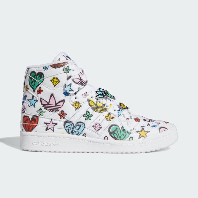 Jeremy Scott x adidas Forum High 84 Mono | HQ1128
