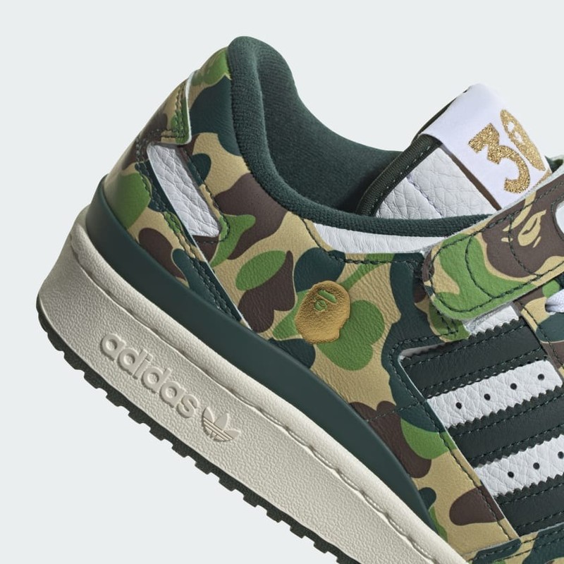 Bape x adidas Forum 84 Low "30th Anniversary - Green Camo" | ID4771