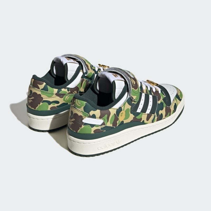 Bape x adidas Forum 84 Low "30th Anniversary - Green Camo" | ID4771