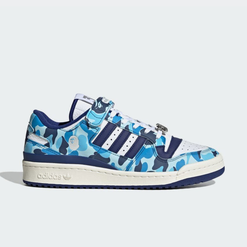 Bape x adidas Forum 84 Low "30th Anniversary - Blue Camo" | ID4772 Bape x adidas Forum 84 Low "30th Anniversary - Blue Camo" | ID4772