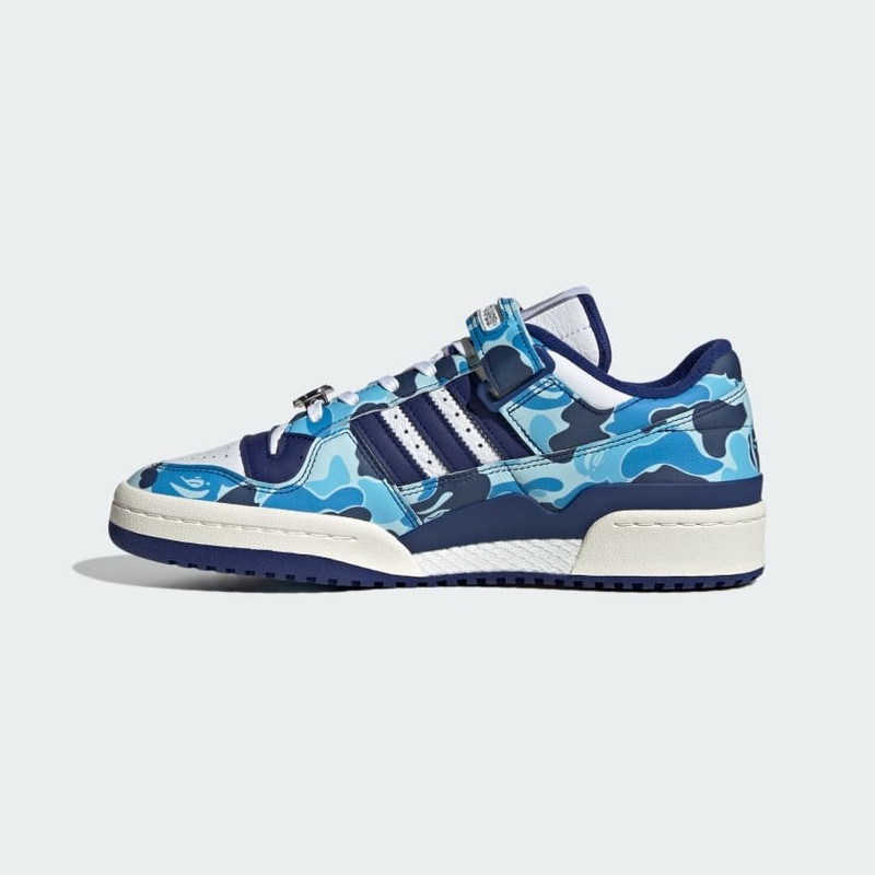 Bape x adidas Forum 84 Low "30th Anniversary - Blue Camo" | ID4772