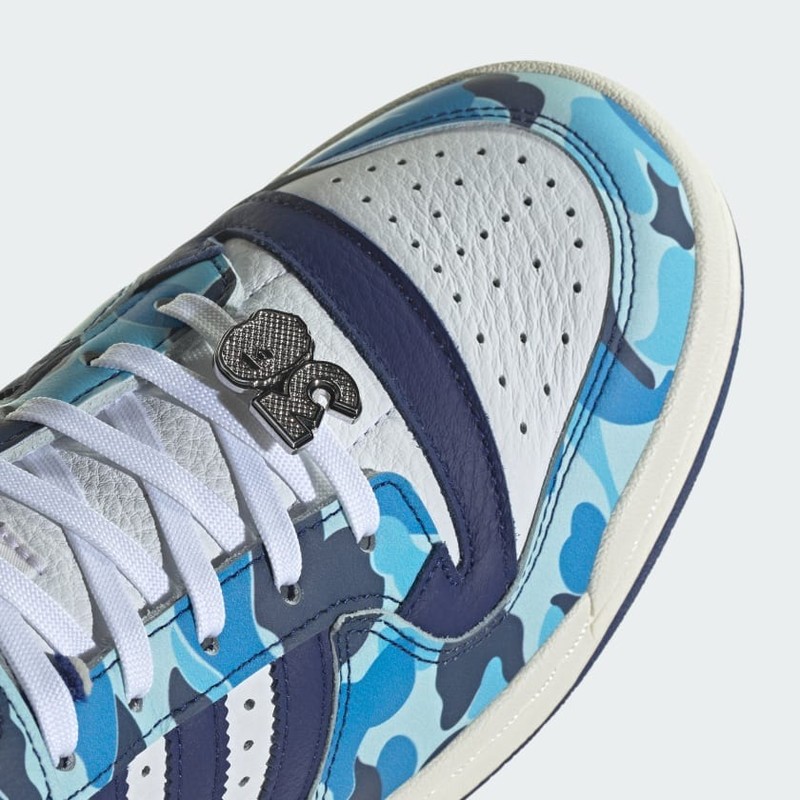Bape x adidas Forum 84 Low "30th Anniversary - Blue Camo" | ID4772