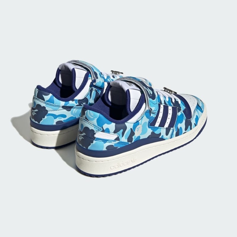 Bape x adidas Forum 84 Low "30th Anniversary - Blue Camo" | ID4772