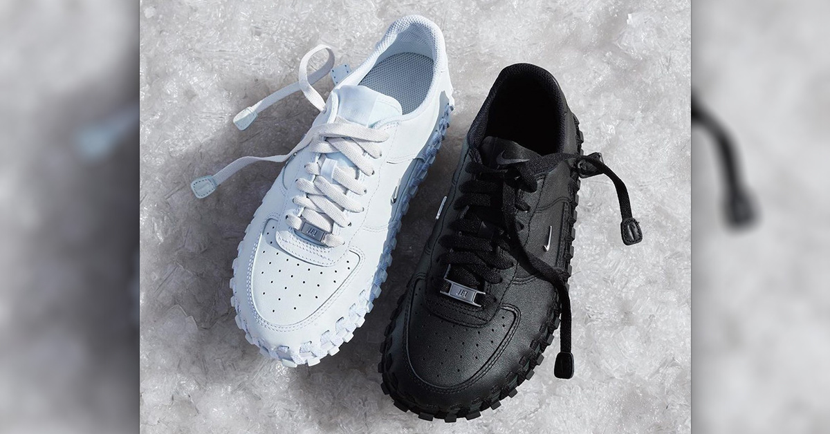 Schaut euch den Jacquemus x Nike J Force 1 Low an