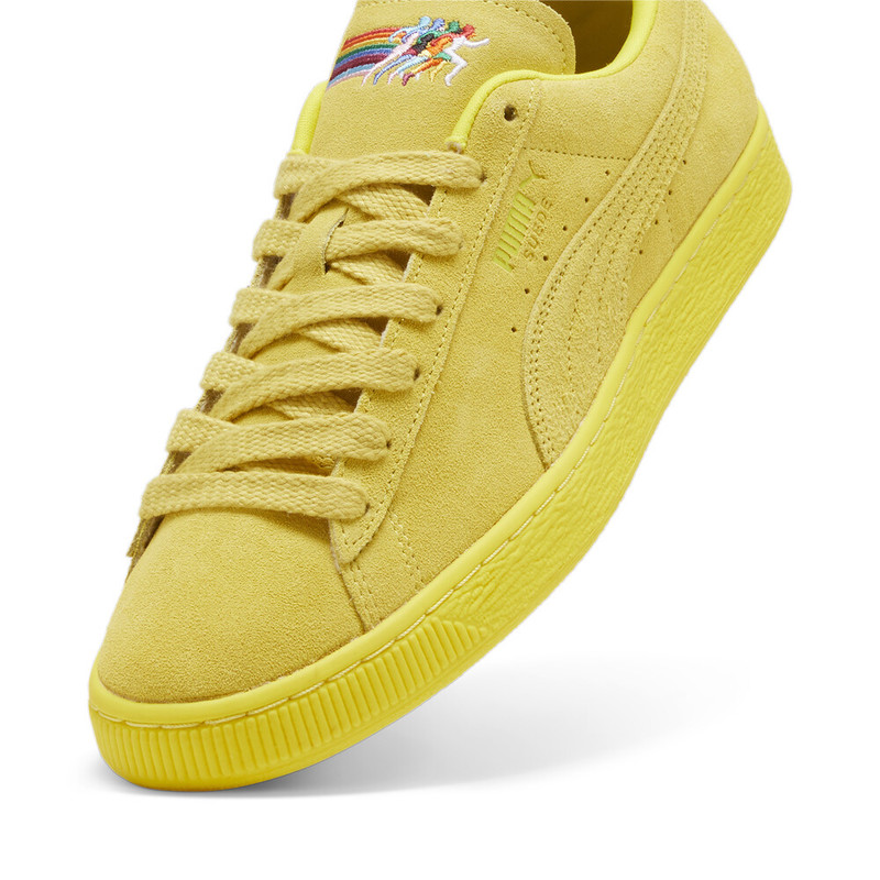 Puma Suede Yellow "Love Marathon" | 395830-03