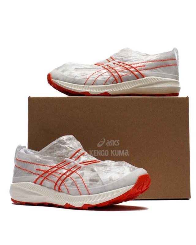 Kengo Kuma x ASICS Archisite Lite Oru "White/Red" | 1201A862-101