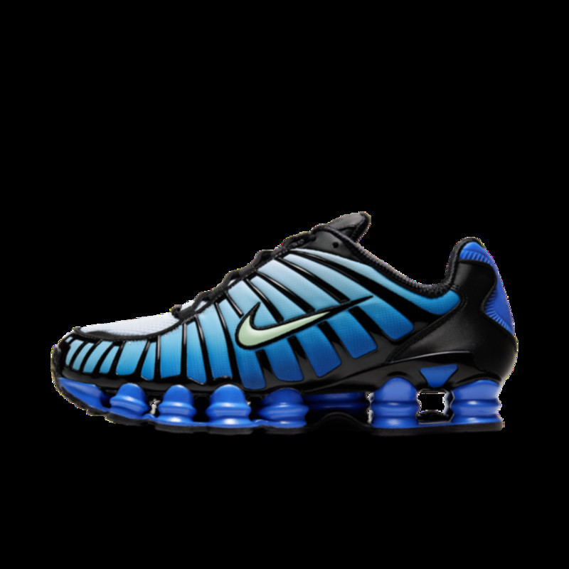 blue nike shox tl