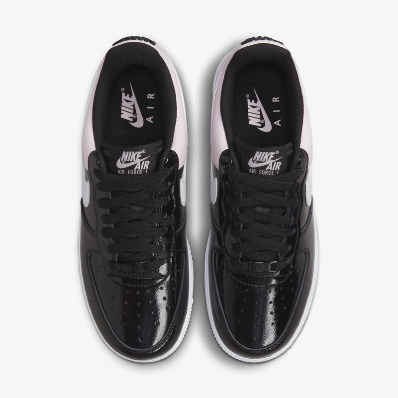 Nike Air Force 1 Black Patent Pink | DJ9942-600
