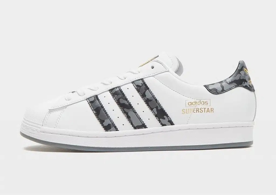 This Is Why the adidas Superstar “Grey Camo” Is Reminiscent of a BAPE Sneaker