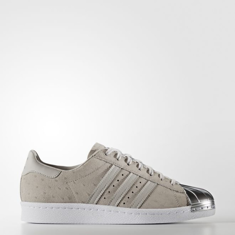 Adidas superstar clearance metallic toe grey