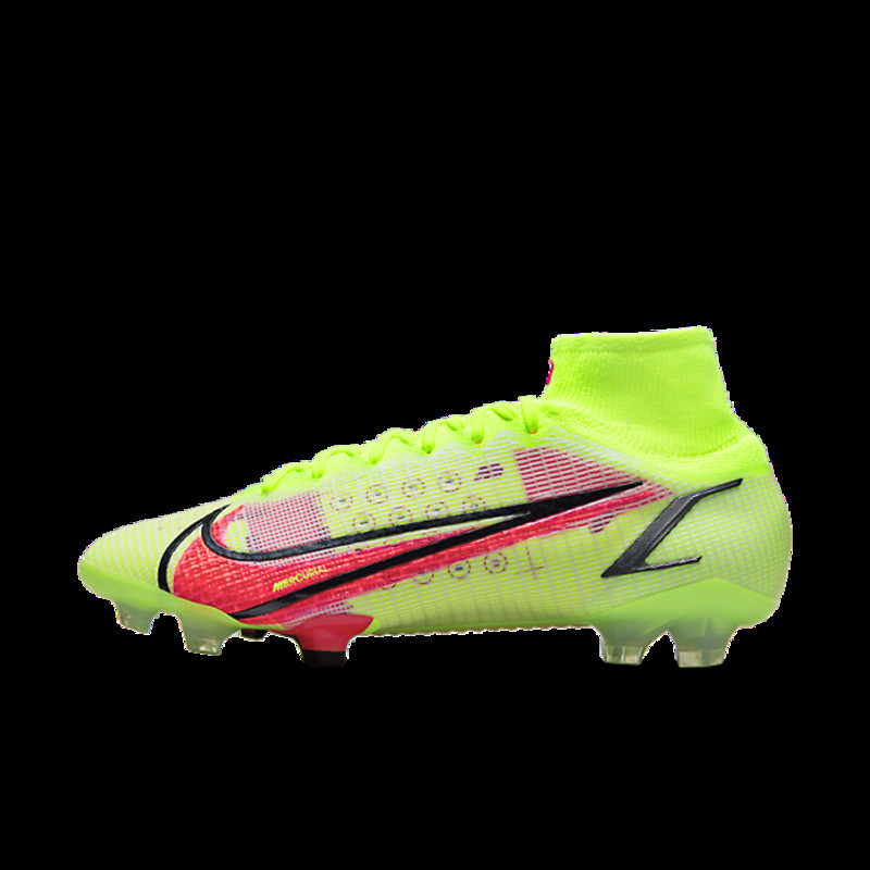 Nike Mercurial Superfly VIII Elite FG - Volt/Bright Crimson/Black