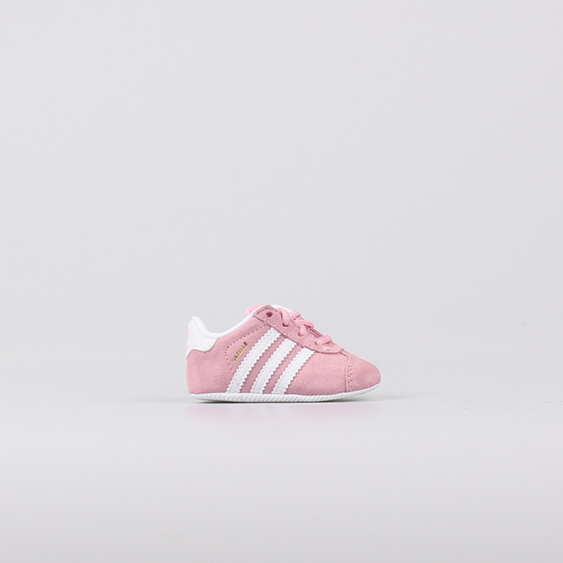 Pink adidas best sale crib shoes