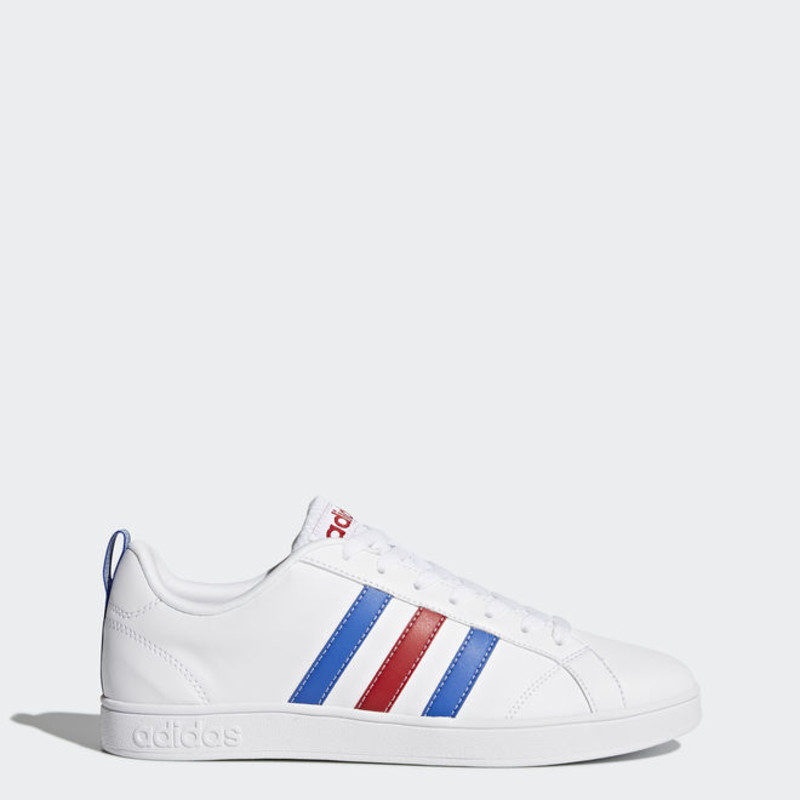 Adidas advantage 2024 white blue red