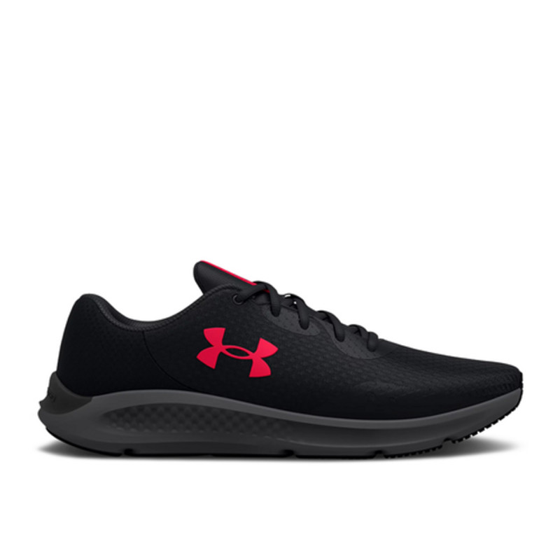 Under Armour Charged Pursuit 3 4E Wide 'Black Red' | 3025801-003