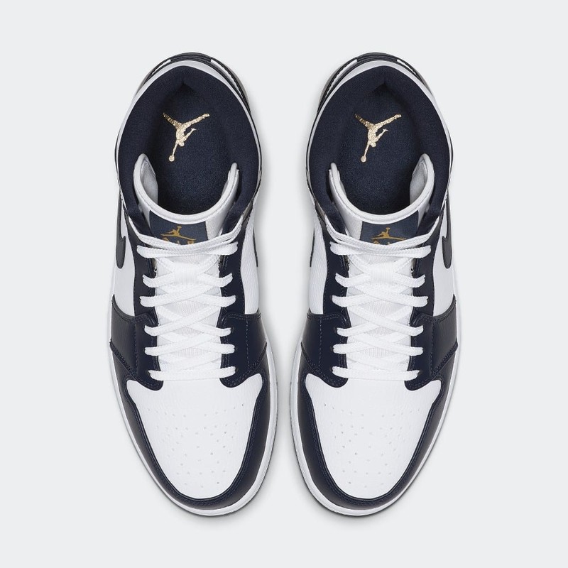 Air Jordan 1 Mid Obsidian | 554724-174