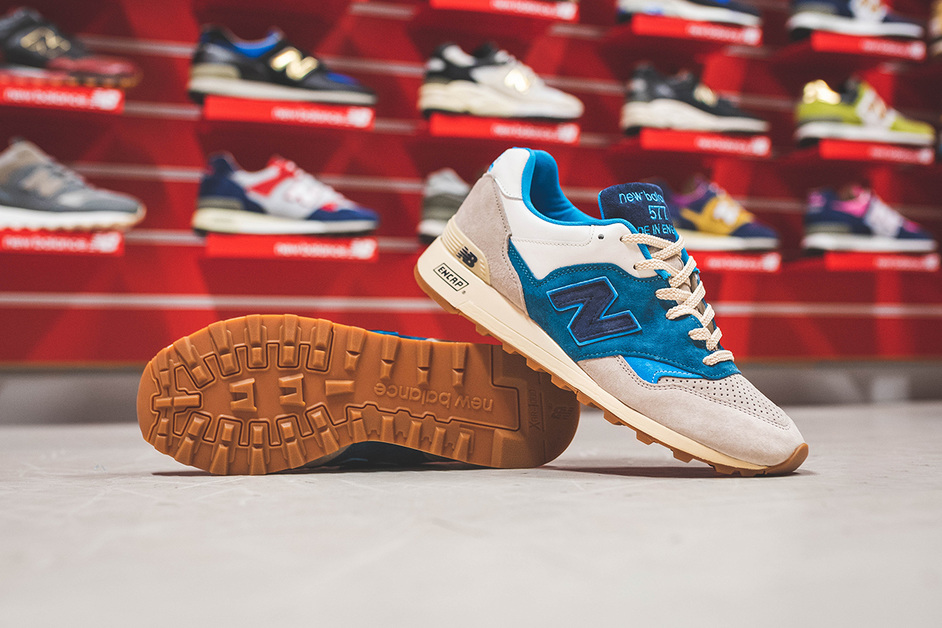 The 19th Collaboration Between HANON x New Balance is Celebrated with the M577 "Flimby Legend"