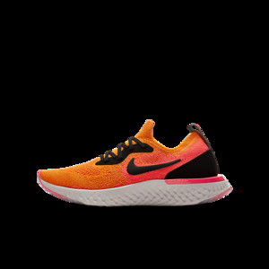 Nike Epic React Flyknit Black Orange (GS) | 943311-800