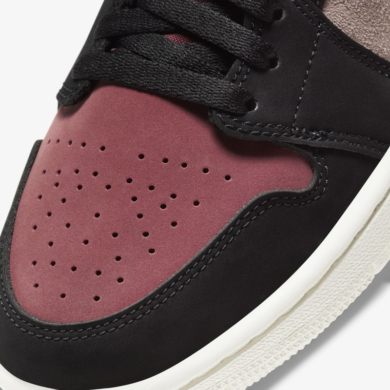 Air Jordan 1 Mid Burgundy Dusty Pink | BQ6472-202