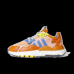 Adidas originals off white and yellow discount nite jogger trainers