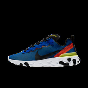 NIKE Shoes REACT ELEMENT 55 Men's Size 6 Royal Blue Athletic Sneaker  BQ6166-403