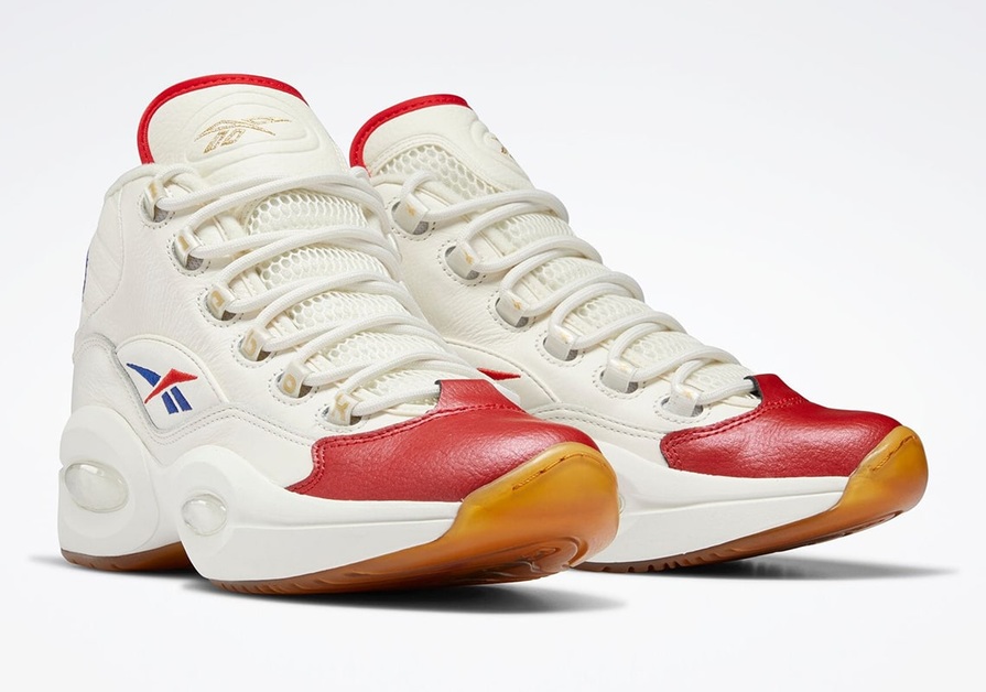 New Reebok Question Mid Now with Red Details
