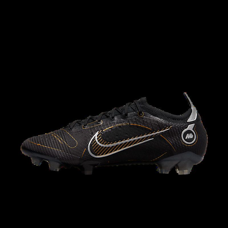 Nike Mercurial Vapor 14 Elite FG 'Black Metallic Gold', DJ2837-007