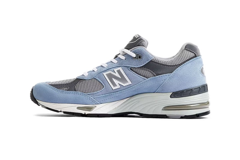 Light Blue Premium Leather Appears on the Latest New Balance 991 Made