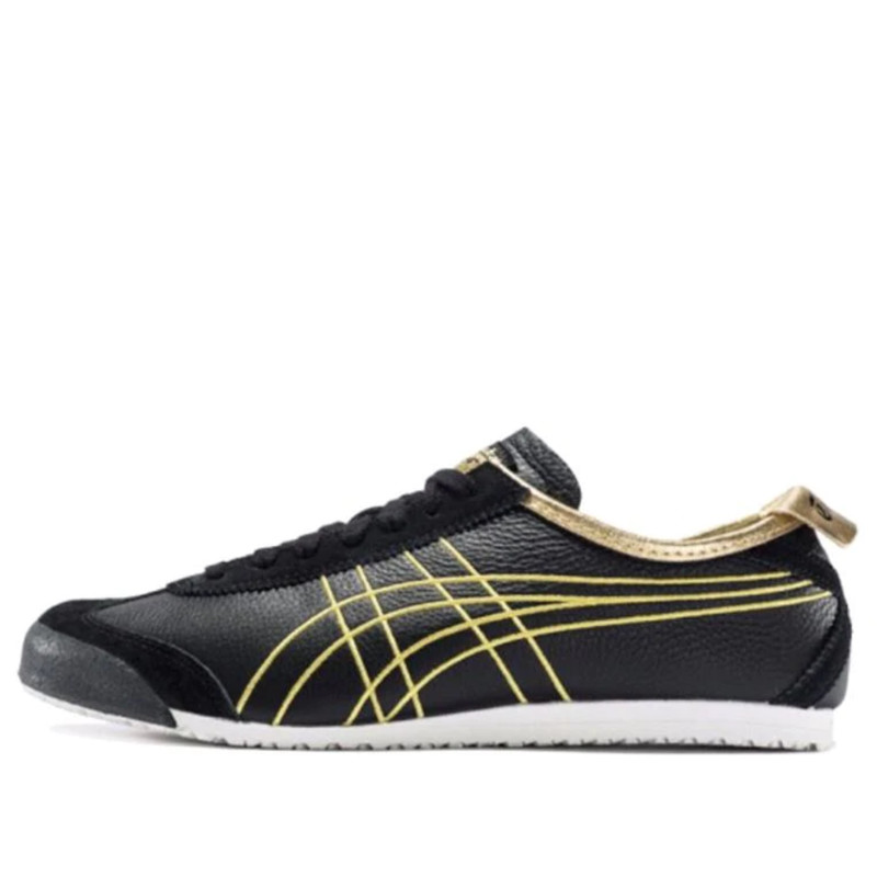 Onitsuka tiger black clearance and gold high tops