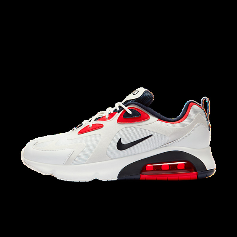 Nike Air Max 200 White Red Obsidian | CT1262-101