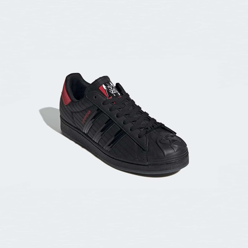 superstar black and red stripes