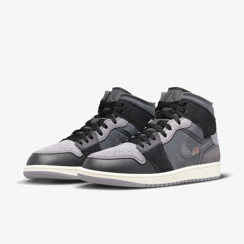 Air Jordan 1 Mid Inside Out Black | DM9652-001