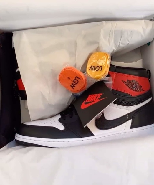 Ray Allen zeigt einen Air Jordan 1 Switch mit neuen Farben