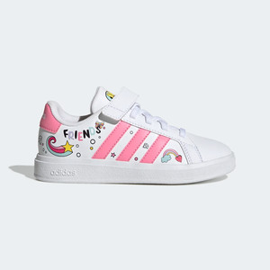 adidas adidas x Disney Grand Court Minnie Mouse Elastic Laces Top Strap | GY6629