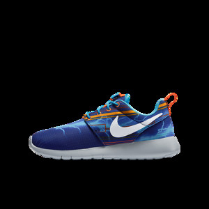 Kids Nike Roshe One (GS) Print Blue | 677782-401