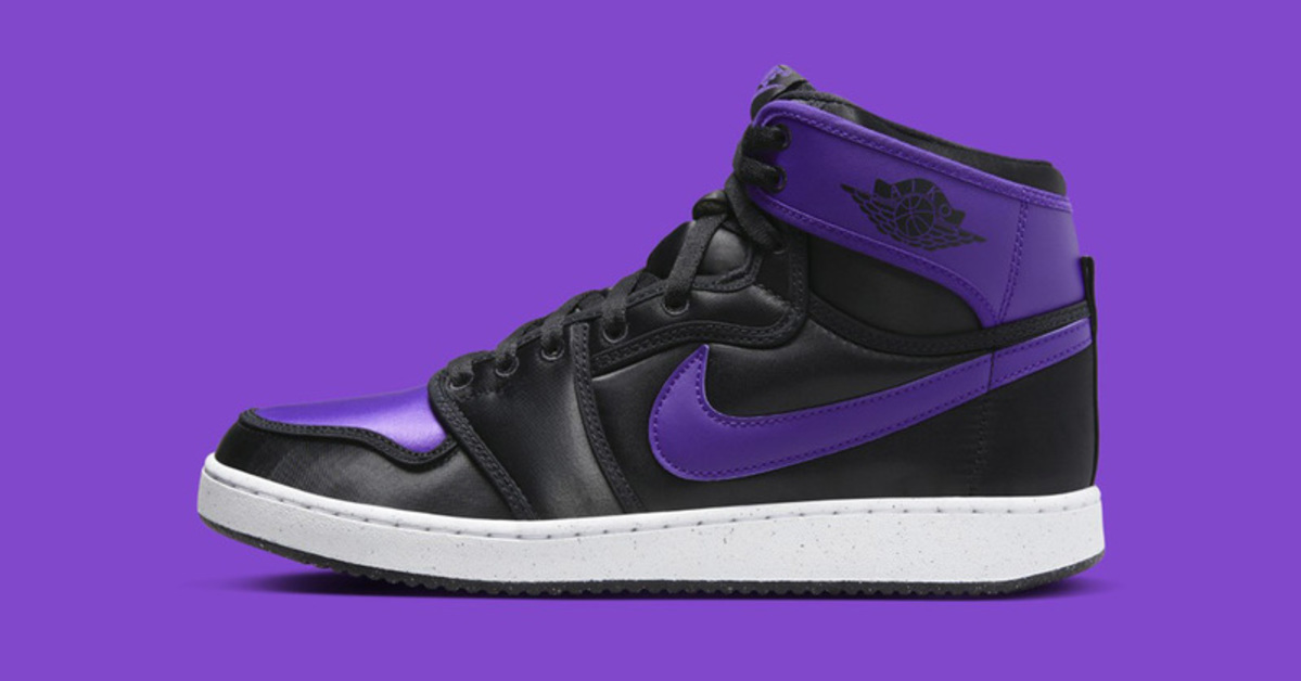 New material choice and exciting colorway in the Air Jordan 1 KO "Field Purple" inspire the sneakerheads.