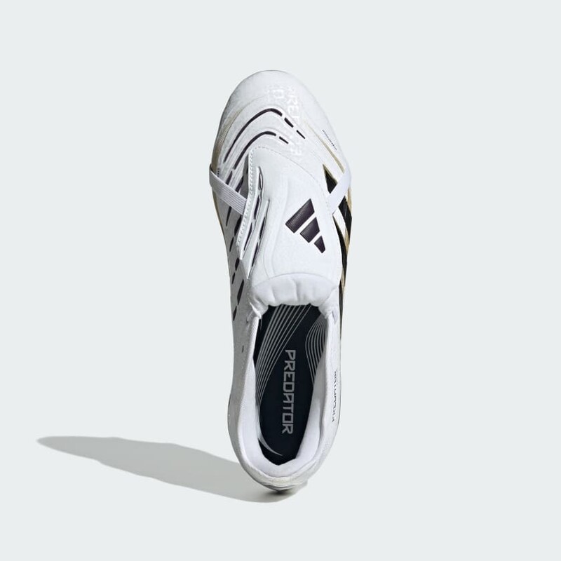 adidas Predator Pro Fold-Over Tongue FG "White/Gold" | JR4770