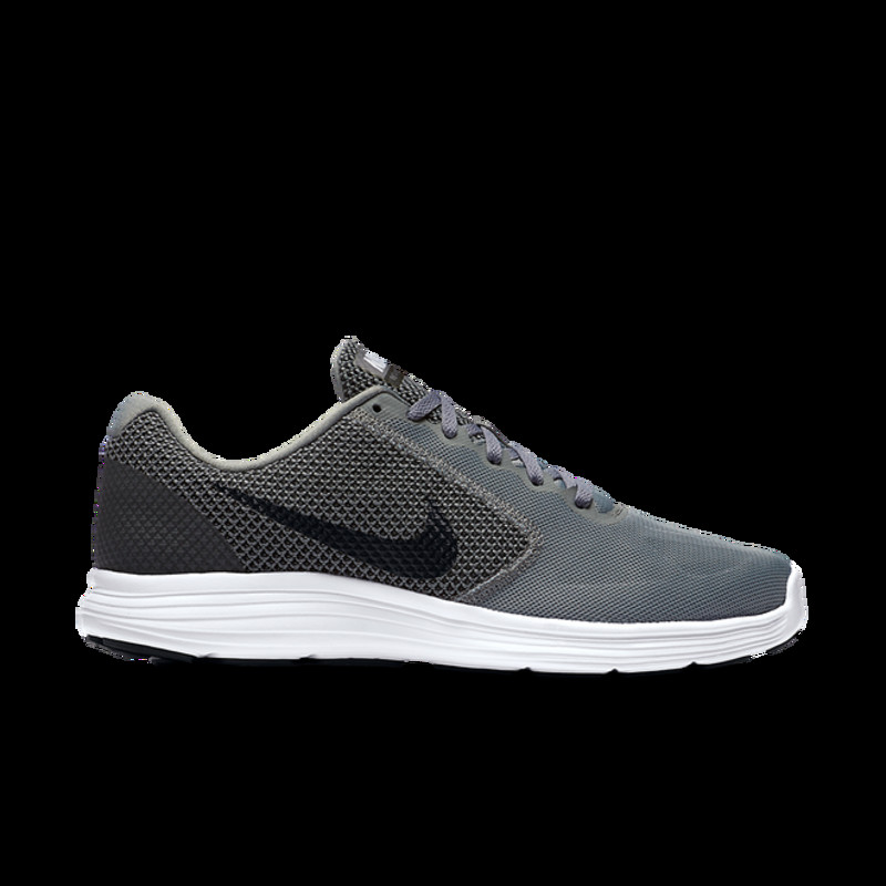 TENIS MASCULINO REVOLUTION 3 819300 - NIKE (05) - PRETO/LARANJA/BRANCO -  Linha Conforto