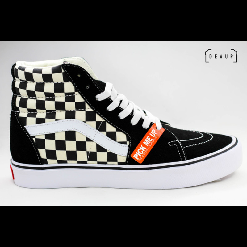 Vans sk8 hi hot sale lite checkerboard