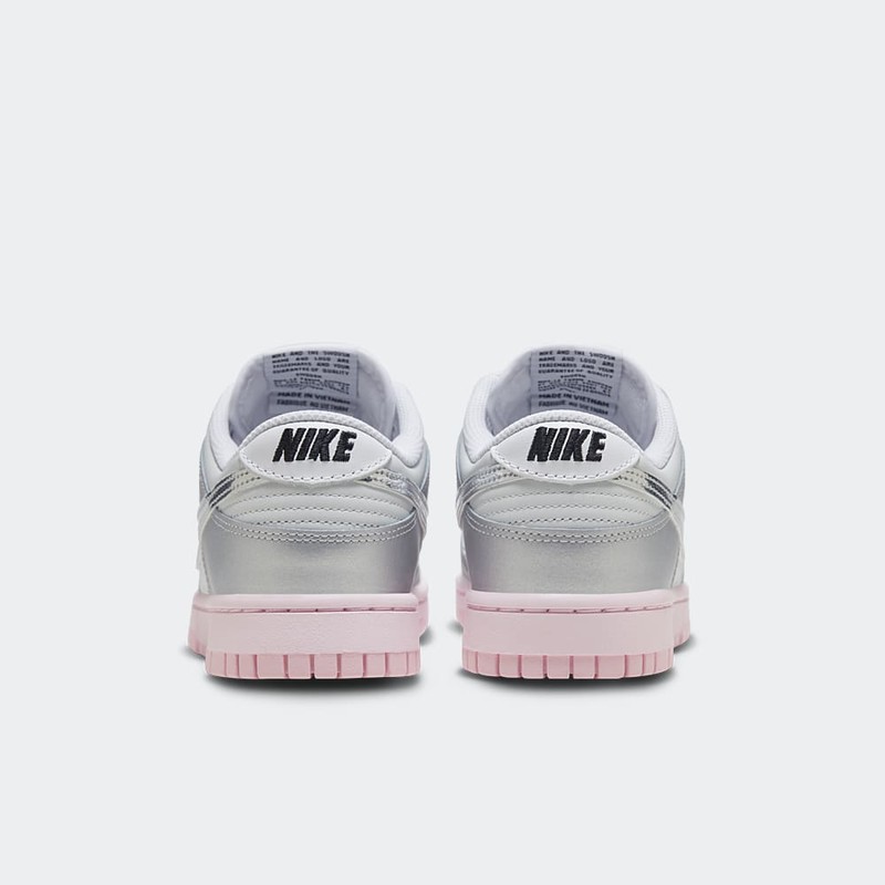 Nike Dunk Low LX "Metallic Silver/Pink Foam" | HM3698-006