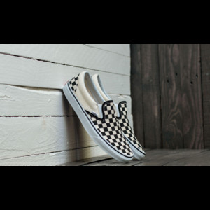 Vans Classic Slip-On Black & White Checkerboard/ White | VN000EYEBWW1