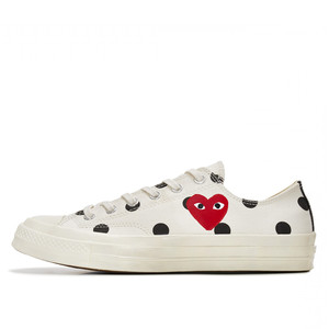 Chuck Taylor All-Star 70s Ox Comme des Garcons CDG Polka Dot White | 505-655280