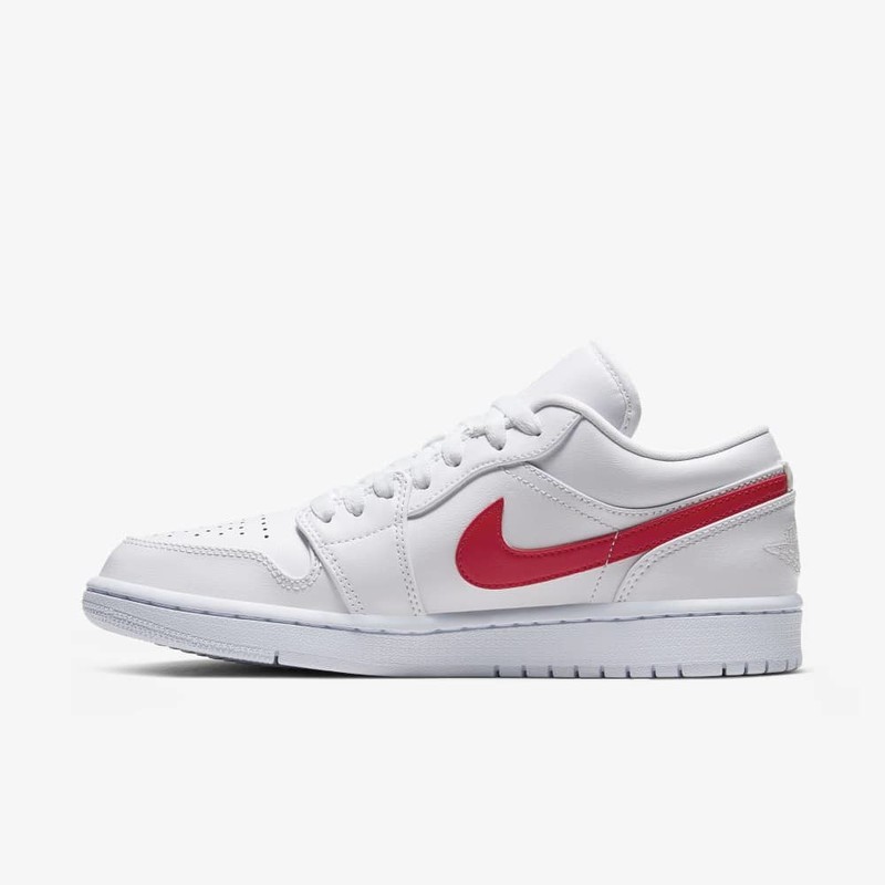 Air Jordan 1 Low White/Red | AO9944-161