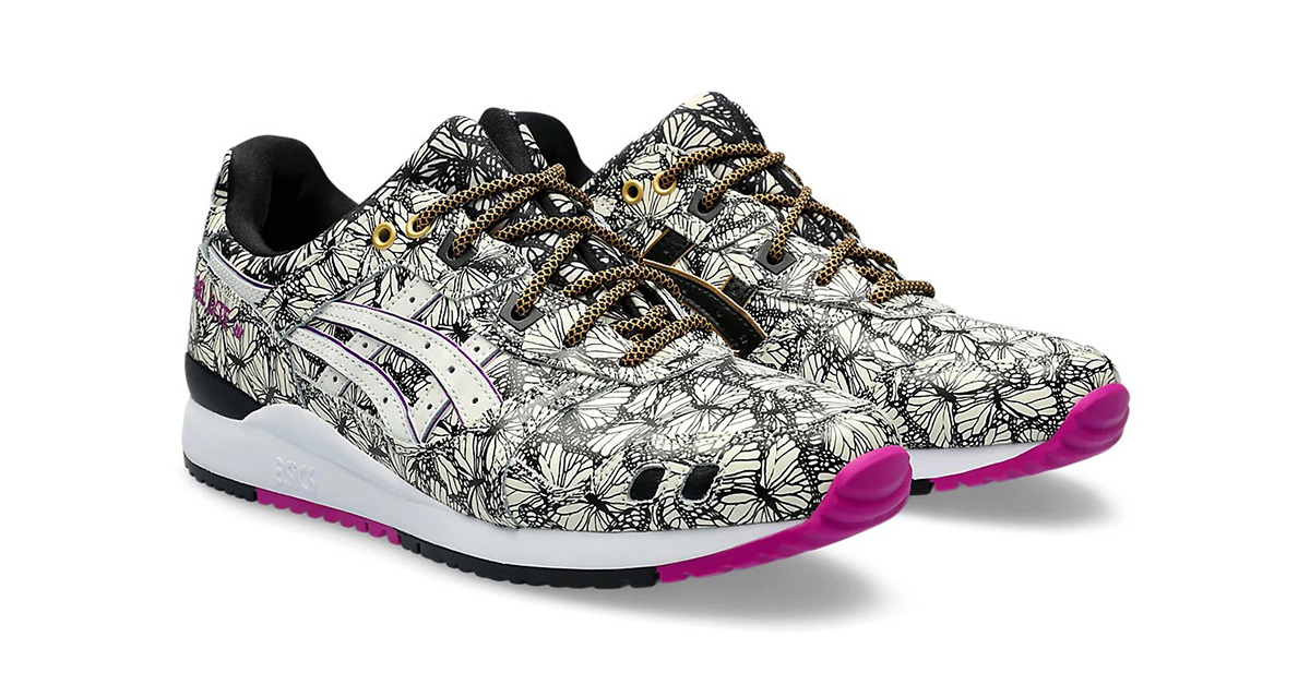 Fliegender Style mit Schmetterlingsflair: Anna Sui, atmos und ASICS präsentieren den GEL-LYTE III Fliegender Style mit Schmetterlingsflair: Anna Sui, atmos und ASICS präsentieren den GEL-LYTE III