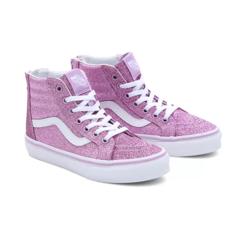 Hot pink deals glitter vans