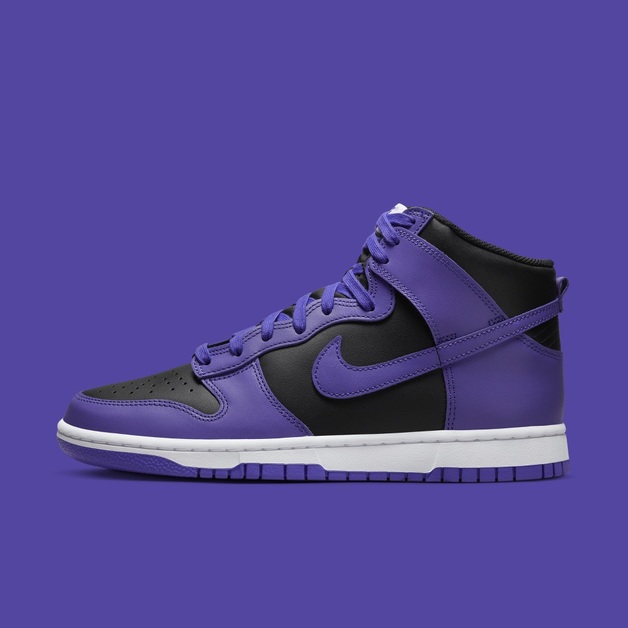 Purple and Black Appear on the Nike Dunk High