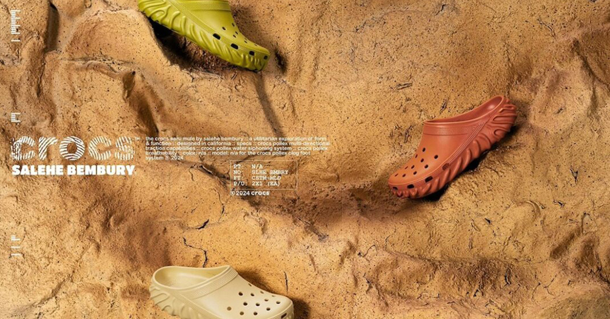 Salehe Bembury verwandelt Crocs mit innovativem Saru Mule-Design