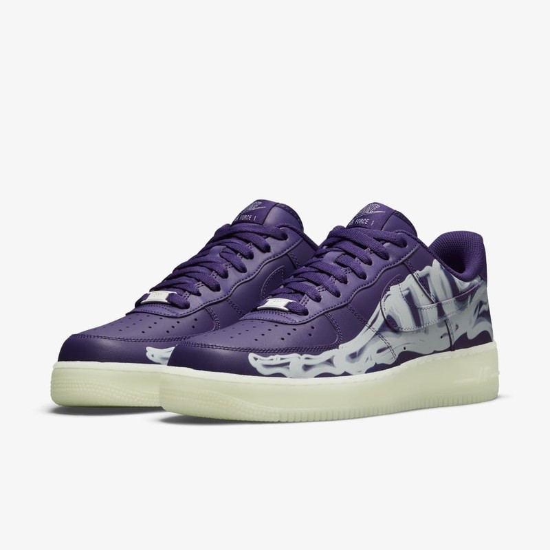 Nike Air Force 1 Skeleton Court Purple | CU8067-500